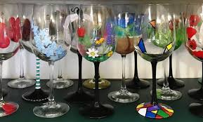 Wine Glass Painting Kit Diy Art