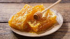 Natural Honey With Honeycomb gambar png