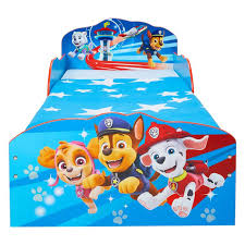 paw patrol kids toddler bed with