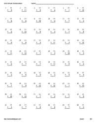 times tables tests worksheets