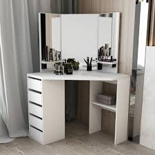 modern dressing table corner vanity