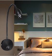 Wall Mounted Bedside Lamp 2 Pack Led
