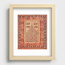 antique erzurum turkish kilim rug print