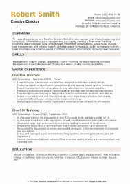 Creative resume templates designed by professional typographers. Creative Director Resume Samples Qwikresume
