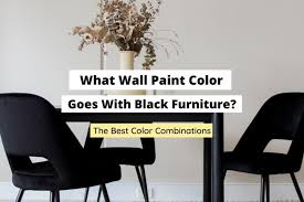 What Wall Paint Color Goes With Black