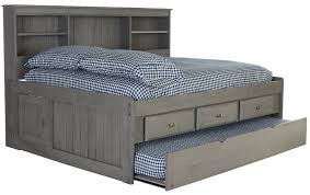 Charcoal Full Bookcase Daybed All