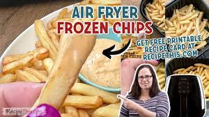 air fryer frozen oven chips can the
