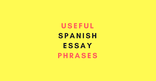 Essaybot is a 100% free professional essay writing service powered by ai. Spanish Essay Phrases 40 Useful Phrases For An Impressive Writeup