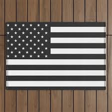 American Flag Stars And Stripes Black