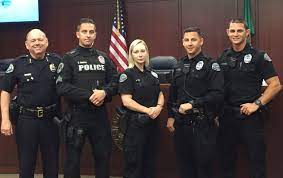 battle ground police officers honored