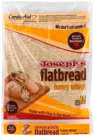 josephs honey wheat flatbread 5 ea