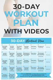 Nourish Move Love 30 Day Workout Plan