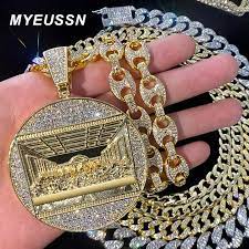 jewelry iced out cuban link necklaces