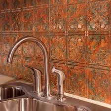 Copper sheeting can be used in the home for many improvement projects. Copper Backsplash Panels Whaciendobuenasmigas