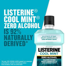 cool mint zero alcohol mouthwash for