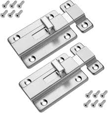 stainless steel latch sliding door lock