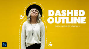 how to make a dashed outline in