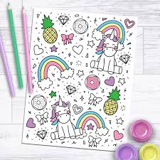 37+ unicorn rainbow coloring pages for printing and coloring. Free Unicorn Coloring Page Laptrinhx
