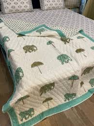 cotton handmde pattern summer ac quilt