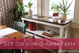 Diy Old Door Console Table Caitlin
