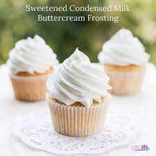 Sweetened Condensed Milk Buttercream gambar png