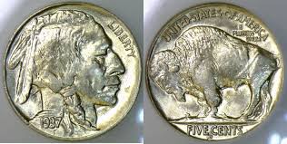 Buffalo Nickel 1937 D Usa D D Icg Ms 66 Rpm 005