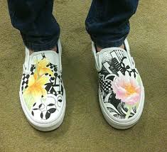 An Original Design On White Vans Painted By My Favorite