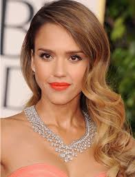 jessica alba s golden globes hair and