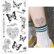 tatouage éphémère temporaire papillons | My Tattoo Care
