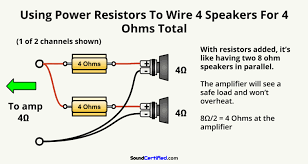 How To Wire A 4 Channel Amp To 4 Speakers And A Sub A