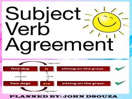Subject Verb Agreement Lesson Plan And Resources