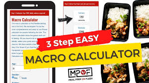 best macro calculator for meal prep