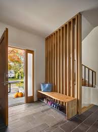 Vertical Wood Slat Wall Divider Ideas