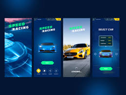 car racing game app design by hemant