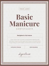 10 free nail certificate templates
