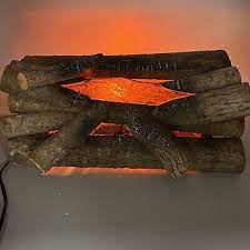 Light Up Fireplace Logs Faux Fire