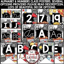 cursive alphabet posters