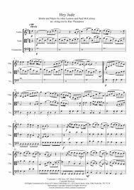 Hey jude is a song by the english rock band the beatles, written by paul mccartney, released in 1968. The Beatles Hey Jude String Trio Sheet Music Pdf Download Sheetmusicdbs Com
