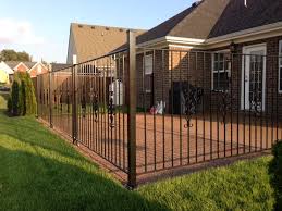 Aluminum And Wrought Iron Patio Fence