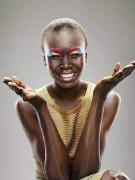 alek wek for dutch glamour august 2010