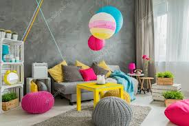 Colorful Home Decor Idea Stock Photo By
