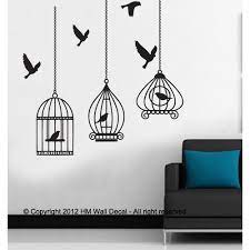 Hm Wall Decal Cutie Birds Cages Wall