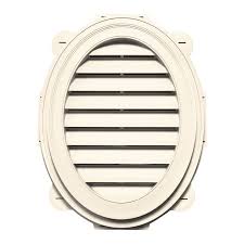 Details About Mid America Oval Vinyl Gable Vents