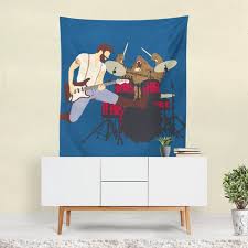 tapestry fun bedroom decor bear