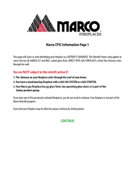 Marco Direct Vent Gas Fireplace Recall