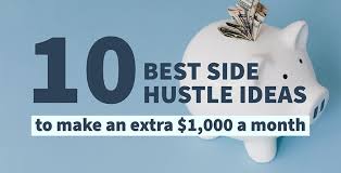 Talk about an extra $1000 a month! 10 Best Side Hustles To Make Extra Money In 2021 Oberlo