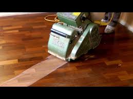 sanding and refinishing hardwood floors