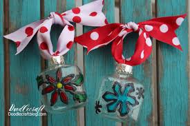 Faux Stained Glass Ornaments