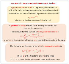 Geometric Sequences And Series