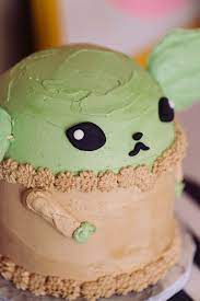 Baby Yoda Cake Ideas gambar png